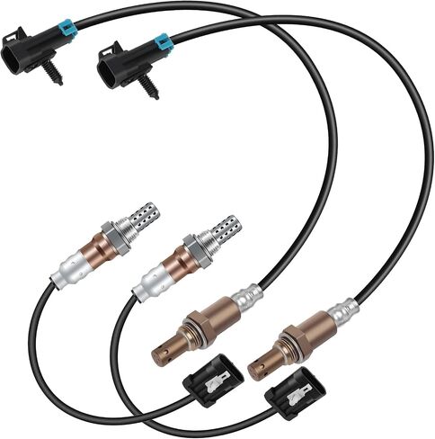Oxygen Sensor 234-4018 234-4012 Upstream Downstream 4PCS Fit for Chevrolet Silverado Express Tahoe for GMC Sierra Savana 4.3L 4.8L 5.7L 96-02 Replacement O2 Sensor Heated Set of 4 in Saudi Arabia