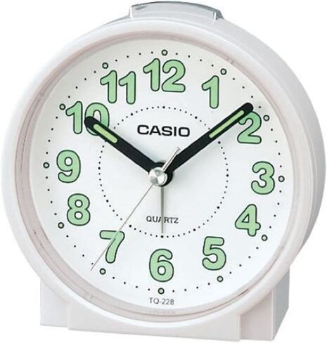 Casio Tq228-7df Round Travel Table Top Alarm Clock in Saudi Arabia