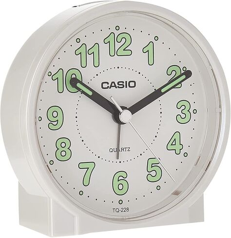 Casio Tq228-7df Round Travel Table Top Alarm Clock in Saudi Arabia