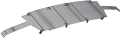 APS Compatible with Chevy Silverado 1500 2003-2005 & 03-04 2500 3500 & 02-06 Avalanche Without Body Cladding Main Upper Stainless Steel SS Black Billet Front Grill Grille Insert C85026H in Kuwait