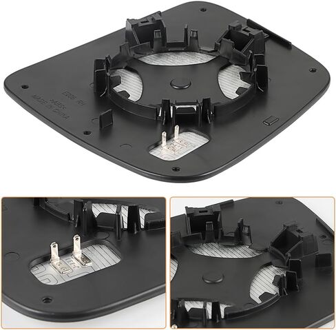 Senzeal Passenger Side Plansed Mirror Glass بديل لجيب Grand Cherokee 2011-2020 Dodge Durango 2014-2019 (الجانب الأيمن) in Saudi Arabia