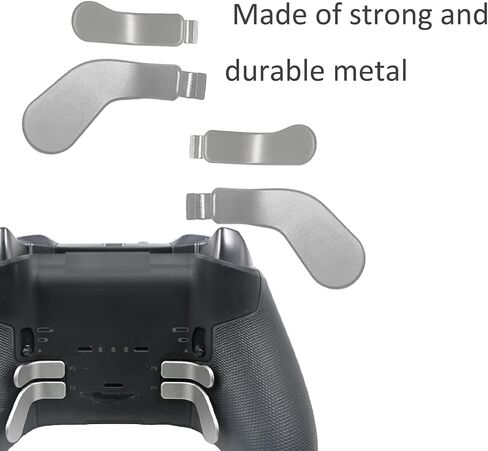 13 in1 Metal Thumbsticks for Xbox One Elite Series 2,Replacement Magnetic Buttons kit for Xbox Series 2 Core, Includes 6 Magnetic Swap Joysticks, 4 Paddles, 2 D-Pads, 1 Adjustment Tool(Black) in Saudi Arabia