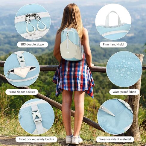 15L Small Hiking Backpack for Women Men Lightweight Packable Backpack Foldable Casual Daypack for Camping Travel Outdoor, Blue in Saudi Arabia