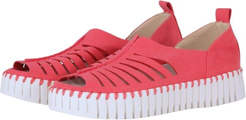Ilse Jacobsen Hornbaek Women's Tulip 9376 Platform | زلة على | صندل (أسود ، 7) in Kuwait