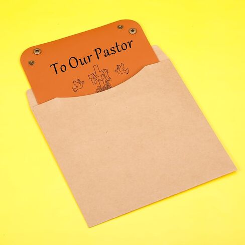 Pastor Appreciation Gifts Leather Tray, Desktop Storage Organizer Leather Tray Key Holder for Pastor, Appreciation Day, Baptism, Birthday, Christmas, Thanskgiving Fall Gifts for Men of God in Saudi Arabia