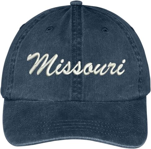 Trendy Apparel Shop Missouri State Embroidered Low Profile Adjustable Cotton Cap in Saudi Arabia