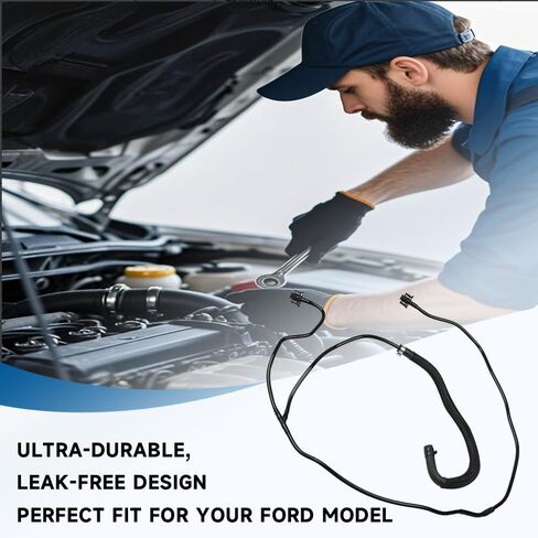 BV6Z-8B081-A,BV6Z-8B081-B Engine Coolant Overflow Hose Compatible for Ford Escape 1.6L 2013-2016, Ford Transit Connect 1.6L 2014-2016 Radiator Hose,GV6Z-8B0081-K in Saudi Arabia