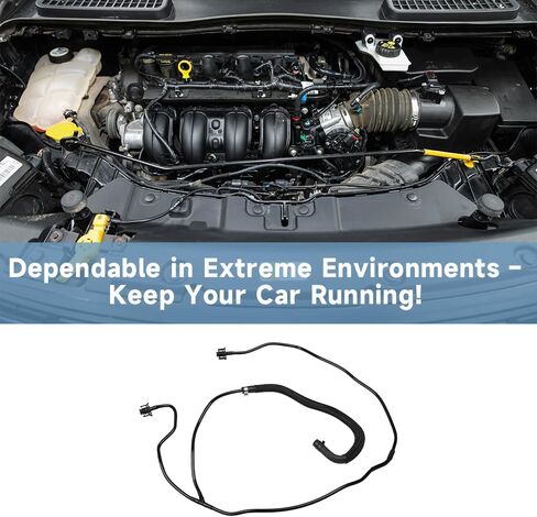 BV6Z-8B081-A,BV6Z-8B081-B Engine Coolant Overflow Hose Compatible for Ford Escape 1.6L 2013-2016, Ford Transit Connect 1.6L 2014-2016 Radiator Hose,GV6Z-8B0081-K in Saudi Arabia