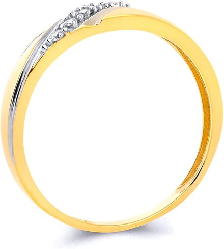 The World Jewelry Center Mens 14k Yellow Gold Wedding Band in Saudi Arabia