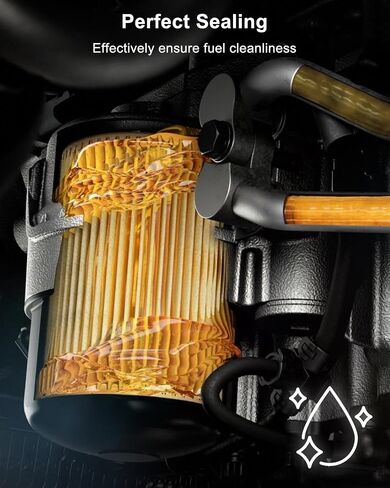 فاصل مياه مرشح الوقود متوافق مع Kubota SVL75-2 SVL65-2 SVL95-2S SSV65PC SSV75PC استبدال V0631-51880 V063151880 مع O-Ring in Saudi Arabia