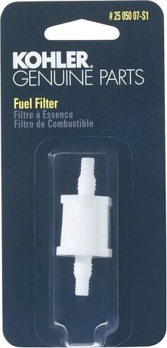 KOHLER 25 050 07-S1 Engine Fuel Filter 75 Micron With 3/16-Inch & 1/4-Inch Fuel Line Inside Diameter in Saudi Arabia