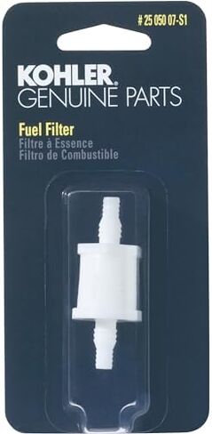KOHLER 25 050 07-S1 Engine Fuel Filter 75 Micron With 3/16-Inch & 1/4-Inch Fuel Line Inside Diameter in Saudi Arabia