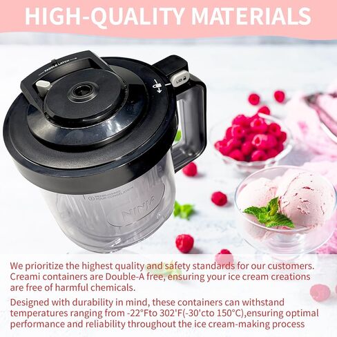 Compatible Lid for Ninja Ice Cream Maker NC301 Series, Ice Cream Replacement Lid, Replacement Parts Accessories Compatible with NinjaNC299AMZ/NC301/NC300/NC201/NC101 Series (NO Paddle) in Saudi Arabia