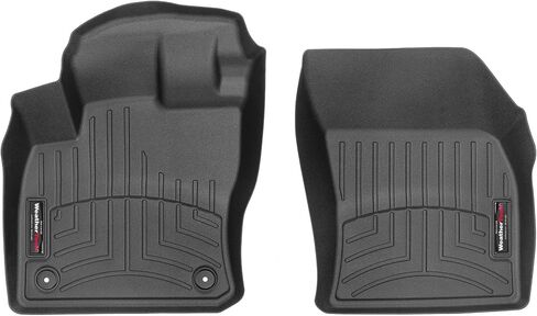 WeatherTech Custom Fit FloorLiners for VW Tiguan - 1st Row (4415631), Black in Saudi Arabia