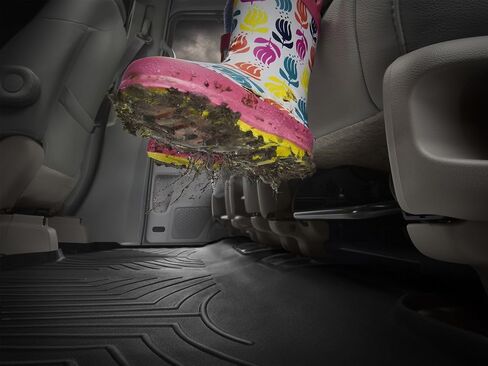 Weathertech مخصص Floirliners for VW Tiguan - الصف الأول (4415631) ، أسود in Kuwait