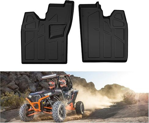 الحصير في الطابق الأمامي A & UTV Pro ، جميع بطانات الأرضية TPE حماية الطقس للفترة 2008-2015 Polaris RZR 570 800 900 ملحقات in Saudi Arabia