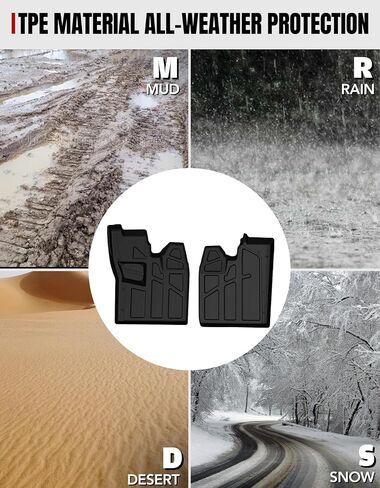 الحصير في الطابق الأمامي A & UTV Pro ، جميع بطانات الأرضية TPE حماية الطقس للفترة 2008-2015 Polaris RZR 570 800 900 ملحقات in Saudi Arabia