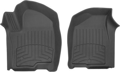 Weathertech Floorliner HP Custom Fit Floor Floor Floor for Escalade ، Escalade ESV ، Yukon ، Escalade -V - 1st Row (4416321IM) ، Black in Saudi Arabia