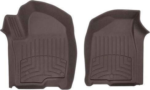 Weathertech Floorliner HP Custom Fit Floor Floor Floor for Escalade ، Escalade ESV ، Yukon ، Escalade -V - 1st Row (4416321IM) ، Black in Kuwait
