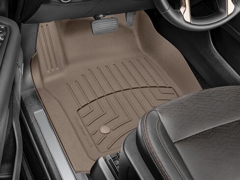 Weathertech Floorliner HP Custom Fit Floor Floor Floor for Escalade ، Escalade ESV ، Yukon ، Escalade -V - 1st Row (4416321IM) ، Black in Kuwait
