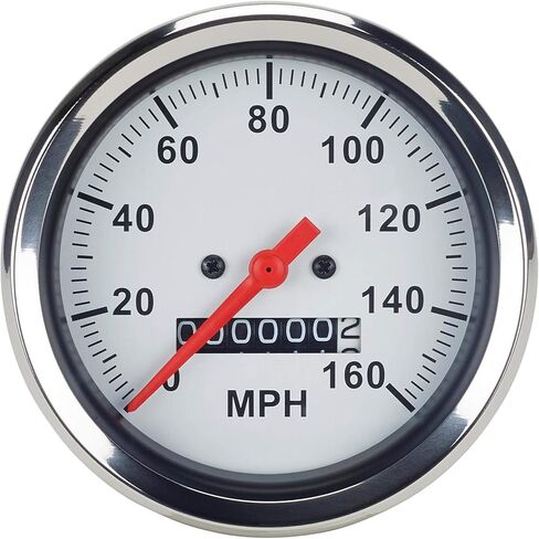 مجموعة كاملة من المقاييس مجموعة كاملة: 3-3/8 "عداد السرعة الميكانيكية ، 2-1/16" مقاييس المكونات مع الوجه الأبيض ، مؤشر أحمر وإطار كروم ، تشمل الأنابيب ، المحولات ، مرسل مستوى الوقود in Kuwait