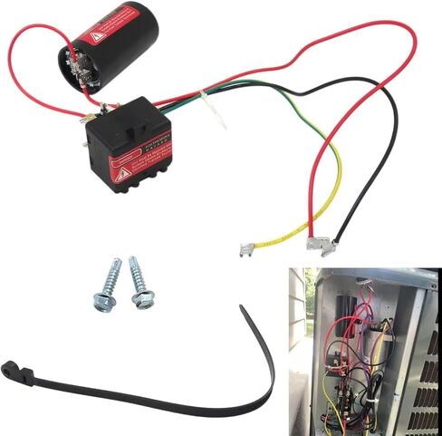 Upgraded For 521 CSR-U1 Compressor Saver Starter Kit for 1- to 3-ton AC units,For 521 HVAC Compressor Saver Hard Start Capacitor in Saudi Arabia