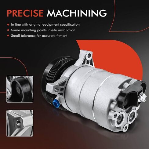 A-Premium A/C Compressor with Clutch Compatible with Oldsmobile Aurora 4.0L 1995-1999 in Saudi Arabia