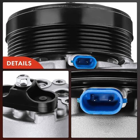 A-Premium A/C Compressor with Clutch Compatible with Oldsmobile Aurora 4.0L 1995-1999 in Saudi Arabia