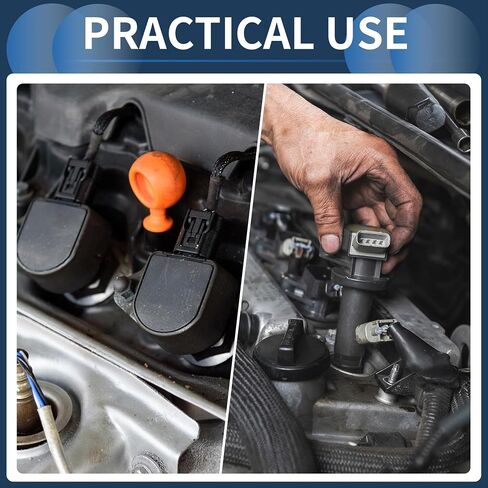 Motoforti Ignition Coil Coil Coil Pack No.HL3Z12029C/HL3E12029BA for Ford E350 Super Duty V8 6.2L 2018-2019 in Saudi Arabia