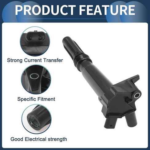 Motoforti Ignition Coil Coil Coil Pack No.HL3Z12029C/HL3E12029BA for Ford E350 Super Duty V8 6.2L 2018-2019 in Saudi Arabia
