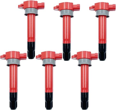 Performance Ignition Coil Pack Set Of 6 Compatible With Mitsubishi Galant Endeavor 3.8L V6 Replacement For 1832A031 5C1750 UF-643 UF643 C1693 in Saudi Arabia