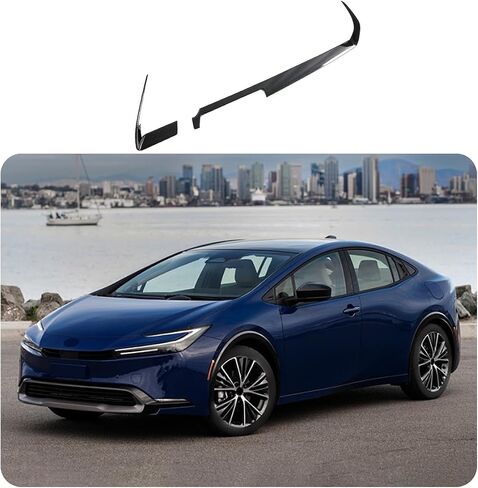 Car Accessories Fit for Toyota New Prius 2023 2024 Inner Dashboard Center Console AC Air Vent Outlet Cover Trim (Carbon Fiber Style) 2PCS ABS in Saudi Arabia