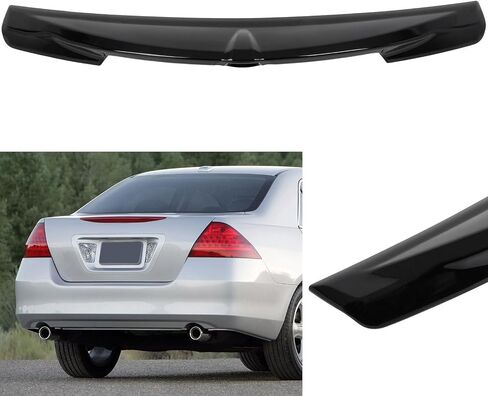 ECCPP Duckbill Style Rear Trunk Spoiler Wing ABS fit for 2006-2007 for Honda Accord Spoiler Wing Glossy Black Rear Trunk Lip Spoiler in Saudi Arabia