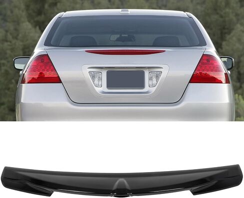 ECCPP Duckbill Style Rear Trunk Spoiler Wing ABS fit for 2006-2007 for Honda Accord Spoiler Wing Glossy Black Rear Trunk Lip Spoiler in Saudi Arabia