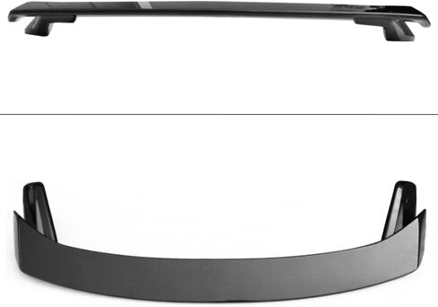 IKON MOTORSPORTS, Rear Trunk Spoiler Compatible with 2022-2025 Honda Civic 11th Gen Sedan 4-Door, HPD V2 Style Carbon Fiber Print Rear Trunk Spoiler Wing Lip Added on Bodykit Replacement ABS in Saudi Arabia