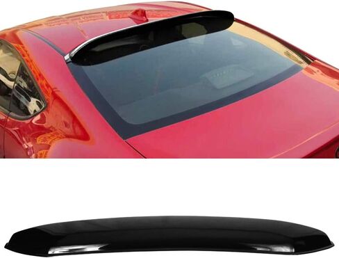 IKON MOTORSPORTS, Roof Spoiler Compatible with 2013-2016 Scion FR-S/2013-2020 Subaru BRZ/2017-2020 Toyota 86, Gloss Black PP Rear Window Visor Roof Lip Spoiler Wing, 2014 2015 2016 2017 2018 2019 in Saudi Arabia