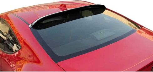 IKON MOTORSPORTS, Roof Spoiler Compatible with 2013-2016 Scion FR-S/2013-2020 Subaru BRZ/2017-2020 Toyota 86, Gloss Black PP Rear Window Visor Roof Lip Spoiler Wing, 2014 2015 2016 2017 2018 2019 in Saudi Arabia