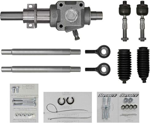 SuperATV RackBoss Heavy Duty Rack And Pinion for Can-Am Maverick 1000 - For Models WITH Factory Power Steering (2014-2015) in Saudi Arabia
