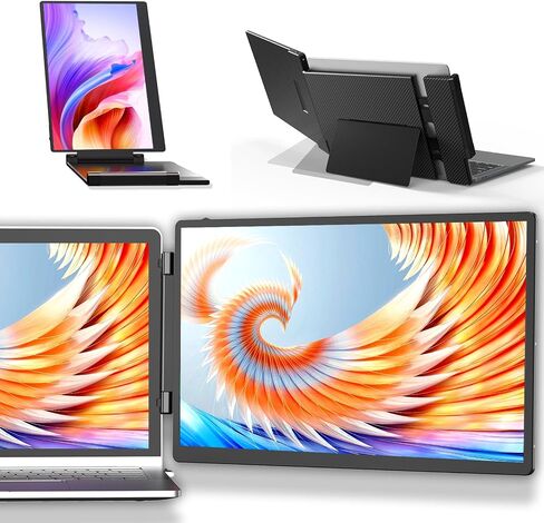 Vixtan Laptop Screen Extender, 15.6'' FHD 1080P IPS Portable Monitor for Laptop 13-17.3", Detachable Screen, USB-C Plug and Play Laptop Monitor Extender for Windows/Mac/Android in Saudi Arabia