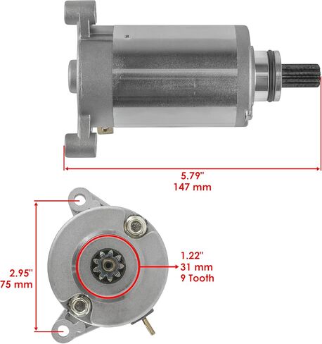 Caltric Starter Compatible With Hyosung Gv125 Gv-125 Aquila 2000 / Gv250 Aquila 2001 in Saudi Arabia