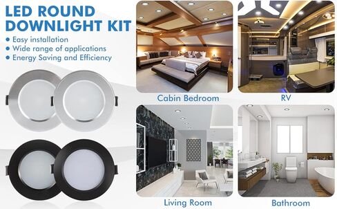 RV Boat Rescounded Seiling Light Low Legh LED Solar LED LED 4 Pack Super Super LED LID LIGH in Saudi Arabia