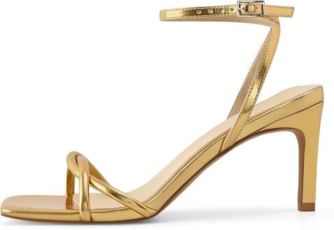 الصنادل ذات الكعب النسائي Strappy Square Square Open Tee Theels Exle Comfort Comfor in Kuwait