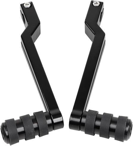 2 Pcs Chrome Shift Lever w/Heel Toe Shifter Pegs for Harley Touring Road King Electra Glide Street Glide Road Glide FLHX FLHR FLHT FLTR 1988-up, Softail 1986-2017 in Saudi Arabia