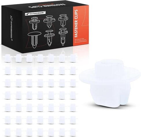 A -Premium 20pcs مصباح نايلون مصباح يتصاعد الجوز مع تويوتا كامري ، Rav4 ، Corolla ، Prius ، Tacoma ، Highlander ، Tundra ، Sienna ، 4runner ، Matrix & Lexus ES300H ، ES350 & Scion TC - For 9mm Hole in Saudi Arabia