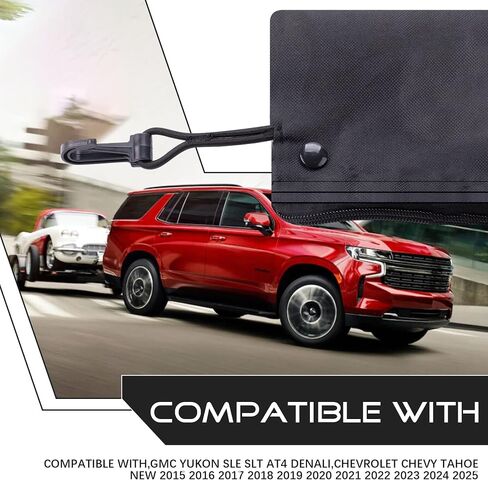 JINGKE Envelope Style Cargo Net Trunk Car Tailgate Netting Compatible with Chevrolet Chevy Tahoe, GMC Yukon SLE SLT AT4 Denali New 2015-2025 Trunk Car Tailgate Netting(L Code) in Kuwait