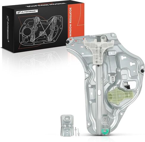 A-Premium Rear Driver Side Electric Power Window Regulator with Motor Compatible with Hyundai Tucson 2010-2016, with Panel in Saudi Arabia