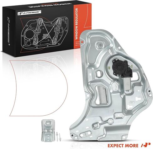 A-Premium Rear Driver Side Electric Power Window Regulator with Motor Compatible with Hyundai Tucson 2010-2016, with Panel in Saudi Arabia