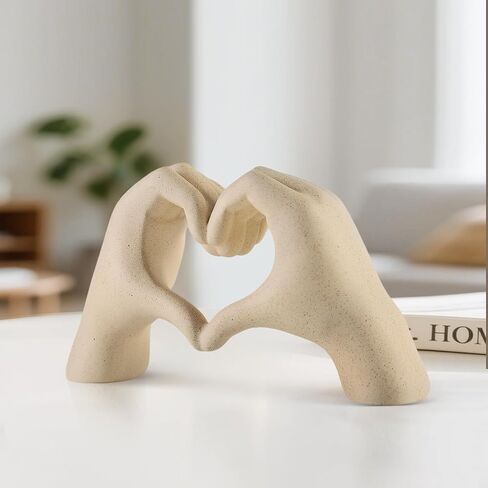 Gold Heart Hands Statue – 9.4" W Taylor Swift Inspired Decor, Elegant Gold Room Decor for Desk, Bookshelf, or Coffee Table, for Fans & Home Décor Accents in Kuwait