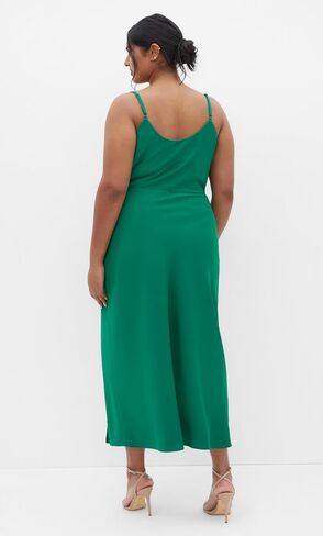 City Chic Women's Plus Size Dress - Mali Side Gathering Front Split in Saudi Arabia