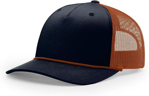 Richardson 112FP Five Panel Series Hats - كلاسيكي ، غرزة على النقيض ، وأنماط Snapback Rope in Kuwait